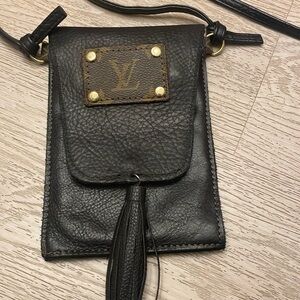 Upcycled LV Phone and Card Case